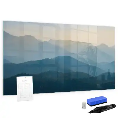 Beschreibbare Magnettafel Motiv Landschafts-Abstraktion