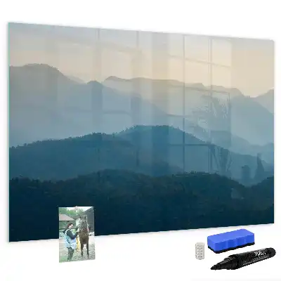 Beschreibbare Magnettafel Motiv Landschafts-Abstraktion