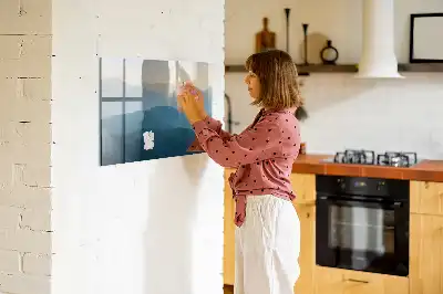 Beschreibbare Magnettafel Motiv Landschafts-Abstraktion