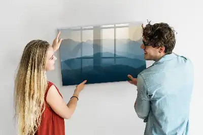 Beschreibbare Magnettafel Motiv Landschafts-Abstraktion