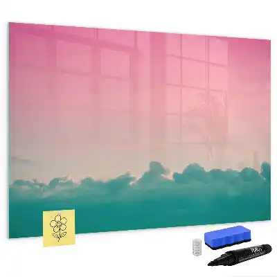 Schreib-Magnettafel im Design Farbverlauf-Himmel