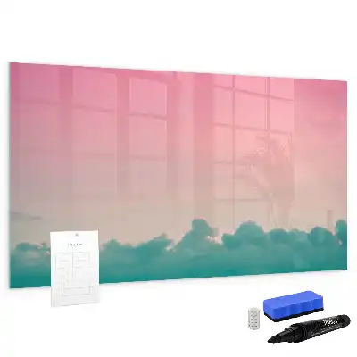 Schreib-Magnettafel im Design Farbverlauf-Himmel