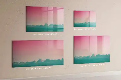 Schreib-Magnettafel im Design Farbverlauf-Himmel