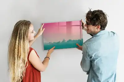 Schreib-Magnettafel im Design Farbverlauf-Himmel