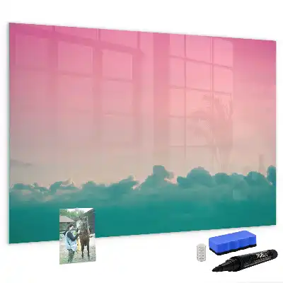 Schreib-Magnettafel im Design Farbverlauf-Himmel