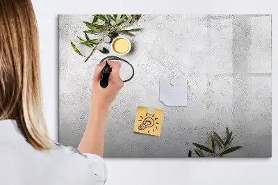 Beschreibbare Magnettafel im Design Minimalistische Oliven