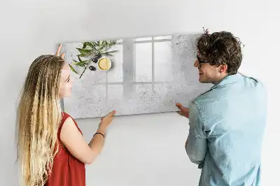 Beschreibbare Magnettafel im Design Minimalistische Oliven