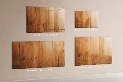 Beschreibbare Magnettafel aus Holzbrettern