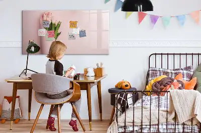 Schreib-Magnettafel mit Blumenstrauß-Motiv