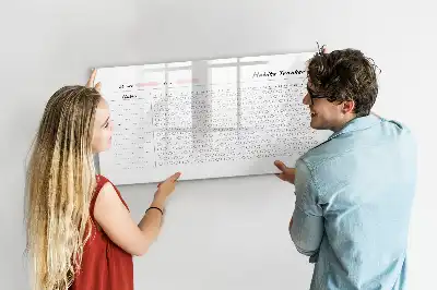 Gewohnheiten-Tracker beschreibbare Magnettafel