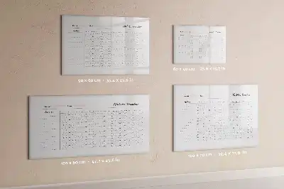 Gewohnheiten-Tracker beschreibbare Magnettafel