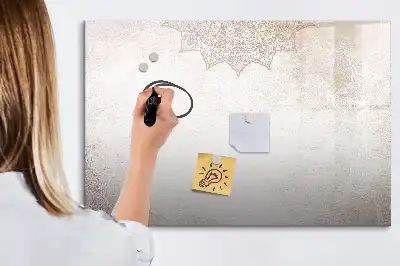 Schreib-Magnettafel mit dekorativem Muster