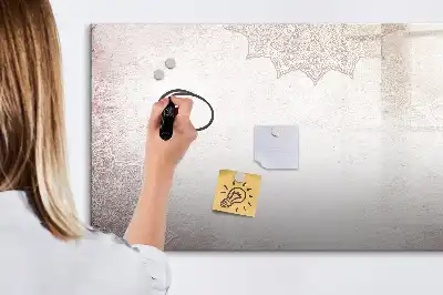 Schreib-Magnettafel mit dekorativem Muster