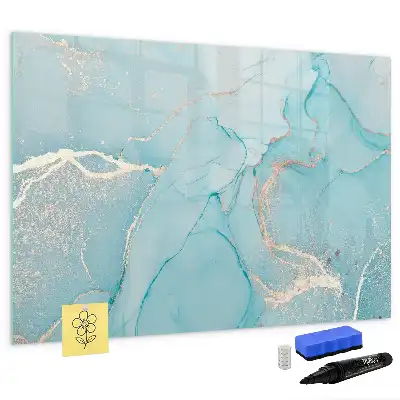 Beschreibbare Magnettafel in Dekor-Marmoroptik