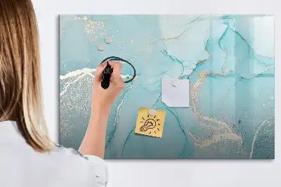 Beschreibbare Magnettafel in Dekor-Marmoroptik