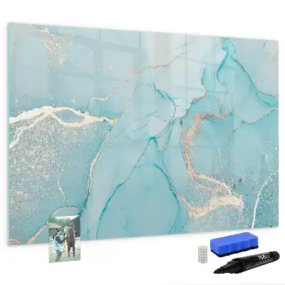 Beschreibbare Magnettafel in Dekor-Marmoroptik
