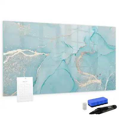 Beschreibbare Magnettafel in Dekor-Marmoroptik
