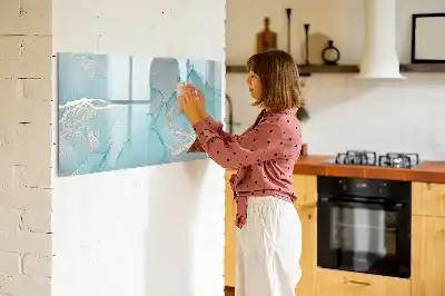 Beschreibbare Magnettafel in Dekor-Marmoroptik