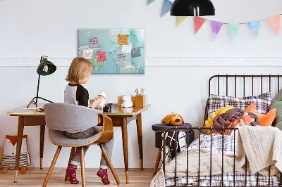 Beschreibbare Magnettafel in Dekor-Marmoroptik