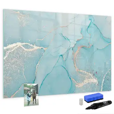 Beschreibbare Magnettafel in Dekor-Marmoroptik