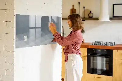 Schreib-Magnettafel in der Ausführung Wellen