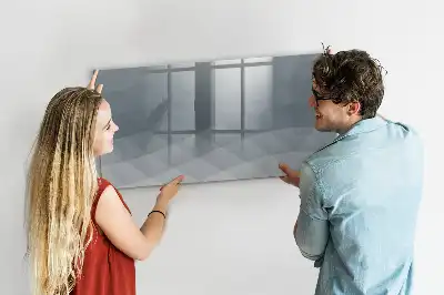 Schreib-Magnettafel in der Ausführung Wellen