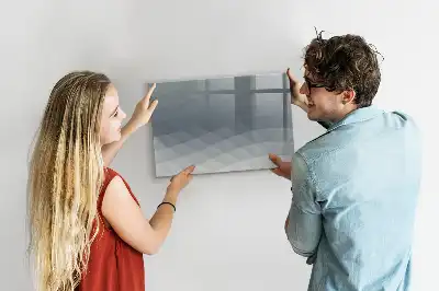 Schreib-Magnettafel in der Ausführung Wellen