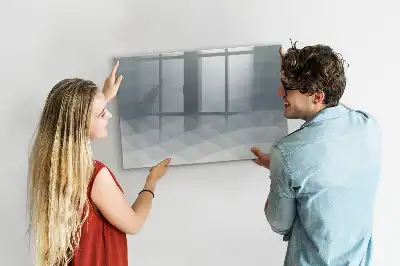 Schreib-Magnettafel in der Ausführung Wellen