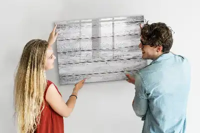 Magnettafel beschreibbar und bemalte Oberfläche