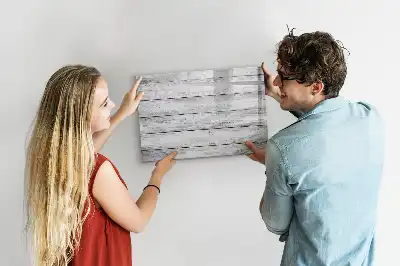 Magnettafel beschreibbar und bemalte Oberfläche