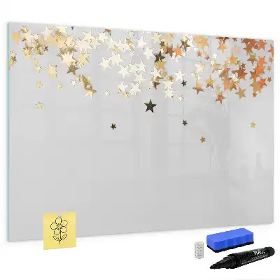 Schreib-Magnettafel mit Sternenmotiv