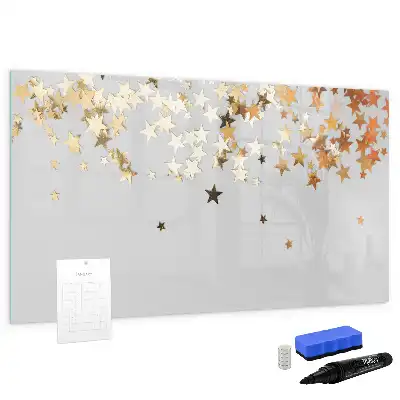 Schreib-Magnettafel mit Sternenmotiv