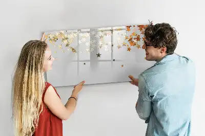 Schreib-Magnettafel mit Sternenmotiv