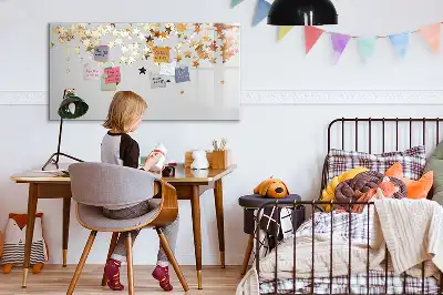 Schreib-Magnettafel mit Sternenmotiv