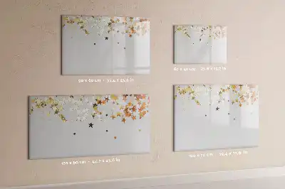 Schreib-Magnettafel mit Sternenmotiv