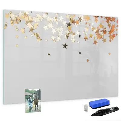 Schreib-Magnettafel mit Sternenmotiv