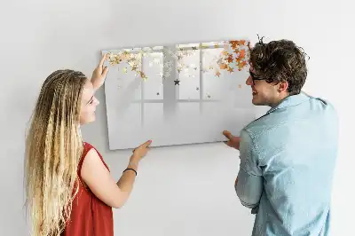 Schreib-Magnettafel mit Sternenmotiv