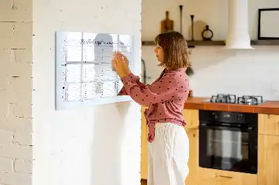 Magnettafel beschreibbar für Geburtstagsnotizen