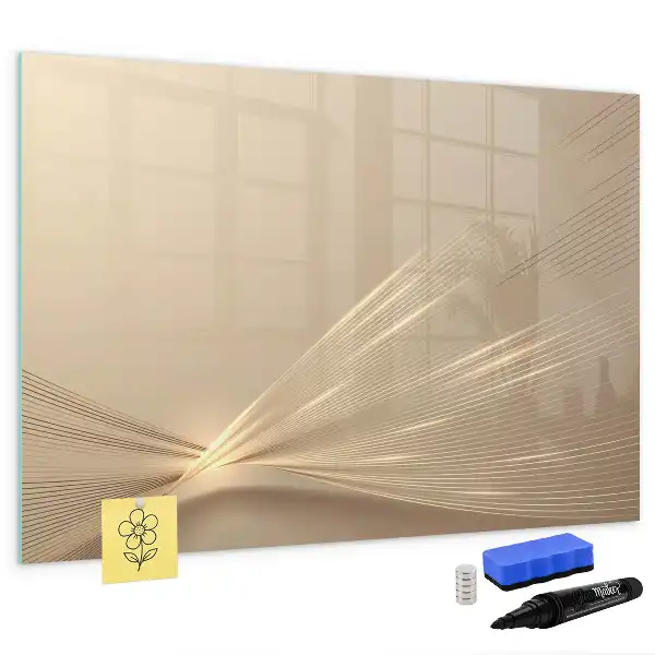 Schreib-Magnettafel Motiv Abstraktes Licht