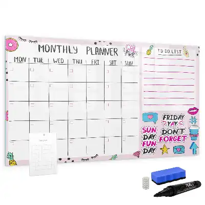 Magnettafel zum Beschreiben als Monatsplaner