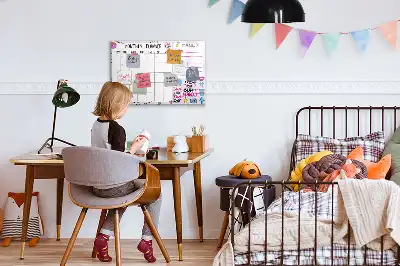 Magnettafel zum Beschreiben als Monatsplaner