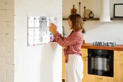 Magnettafel zum Beschreiben als Monatsplaner