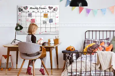Magnetische Schreibtafel eleganter Monatsplaner