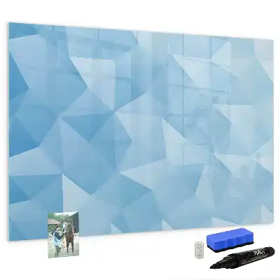 Schreib-Magnettafel in Dreieck-Abstraktion