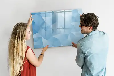Schreib-Magnettafel in Dreieck-Abstraktion