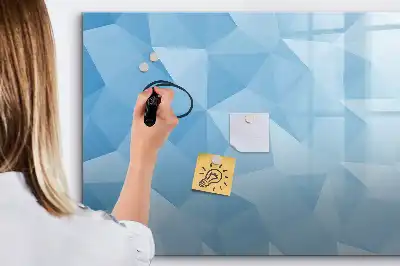 Schreib-Magnettafel in Dreieck-Abstraktion