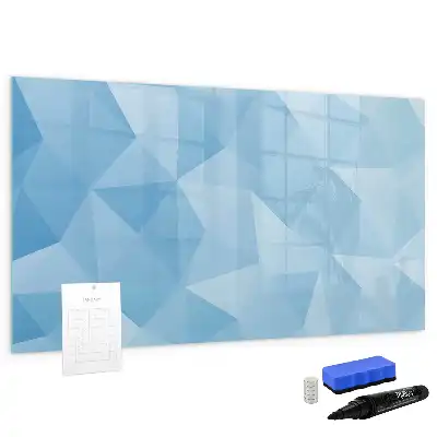 Schreib-Magnettafel in Dreieck-Abstraktion