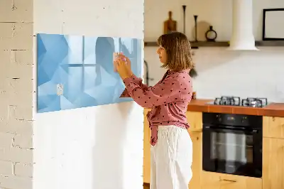 Schreib-Magnettafel in Dreieck-Abstraktion