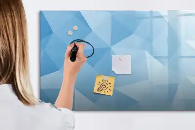 Schreib-Magnettafel in Dreieck-Abstraktion