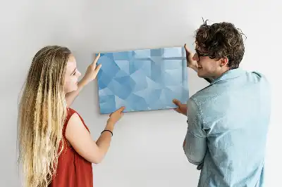 Schreib-Magnettafel in Dreieck-Abstraktion